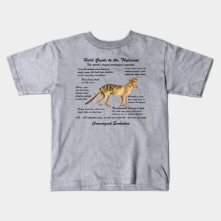 Field Guide to the Thylacine Kids T-Shirt